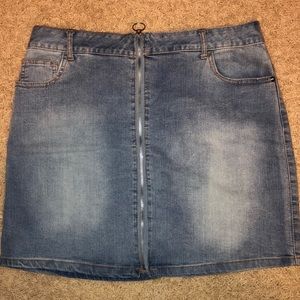 love tree denim skirt